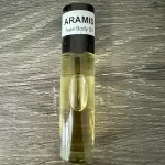 Overall, Aramis is a heavy and oily celebration of leather and amber. Aromatic, citrus and floral notes all play roles in its blend but the true theme is its woody, resinous base