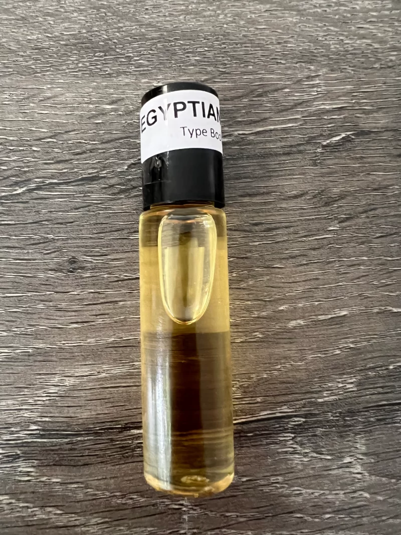 Egyptian Musk is described as woody, earthy, pleasant, sharp, and fragrant.